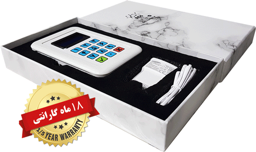 دستگاه ثبت شماره مشتری امین , گارانتی 18 ماهه