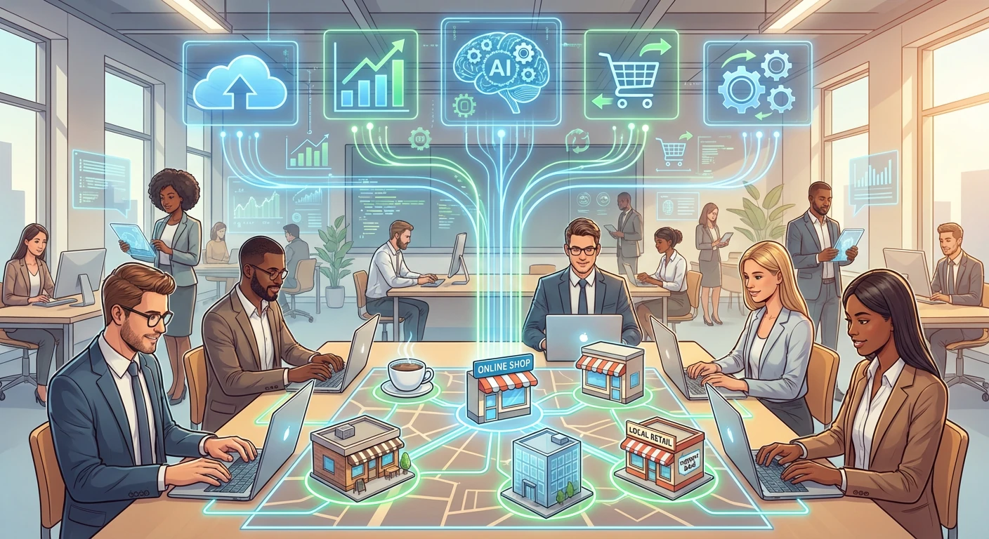 پیشرفت فناوری و نقش آن در توسعه کسب‌وکارهای کوچک و متوسط در دنیای امروز