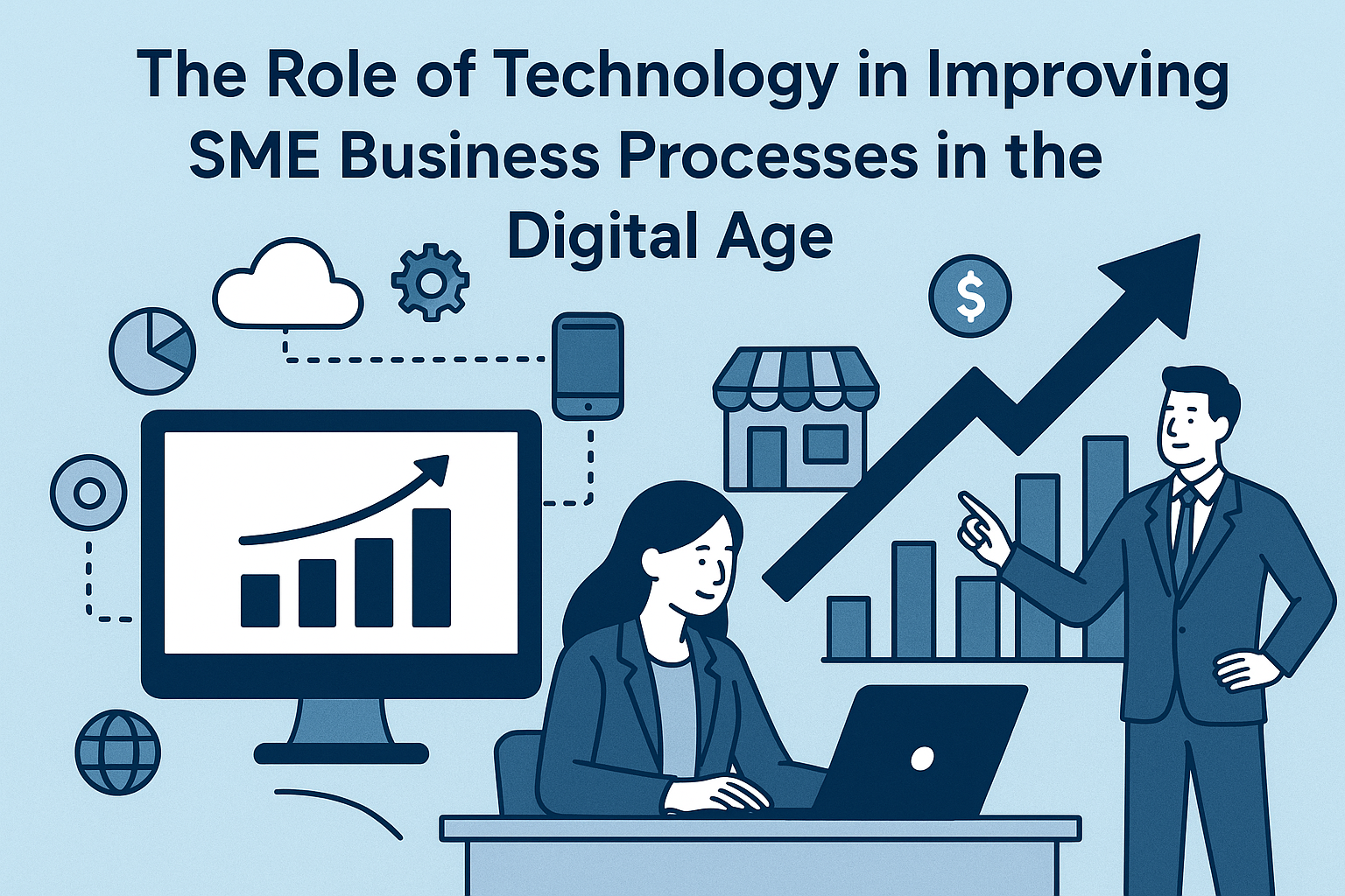نقش فناوری در بهبود فرآیندهای کسب‌وکارهای کوچک و متوسط در عصر دیجیتال