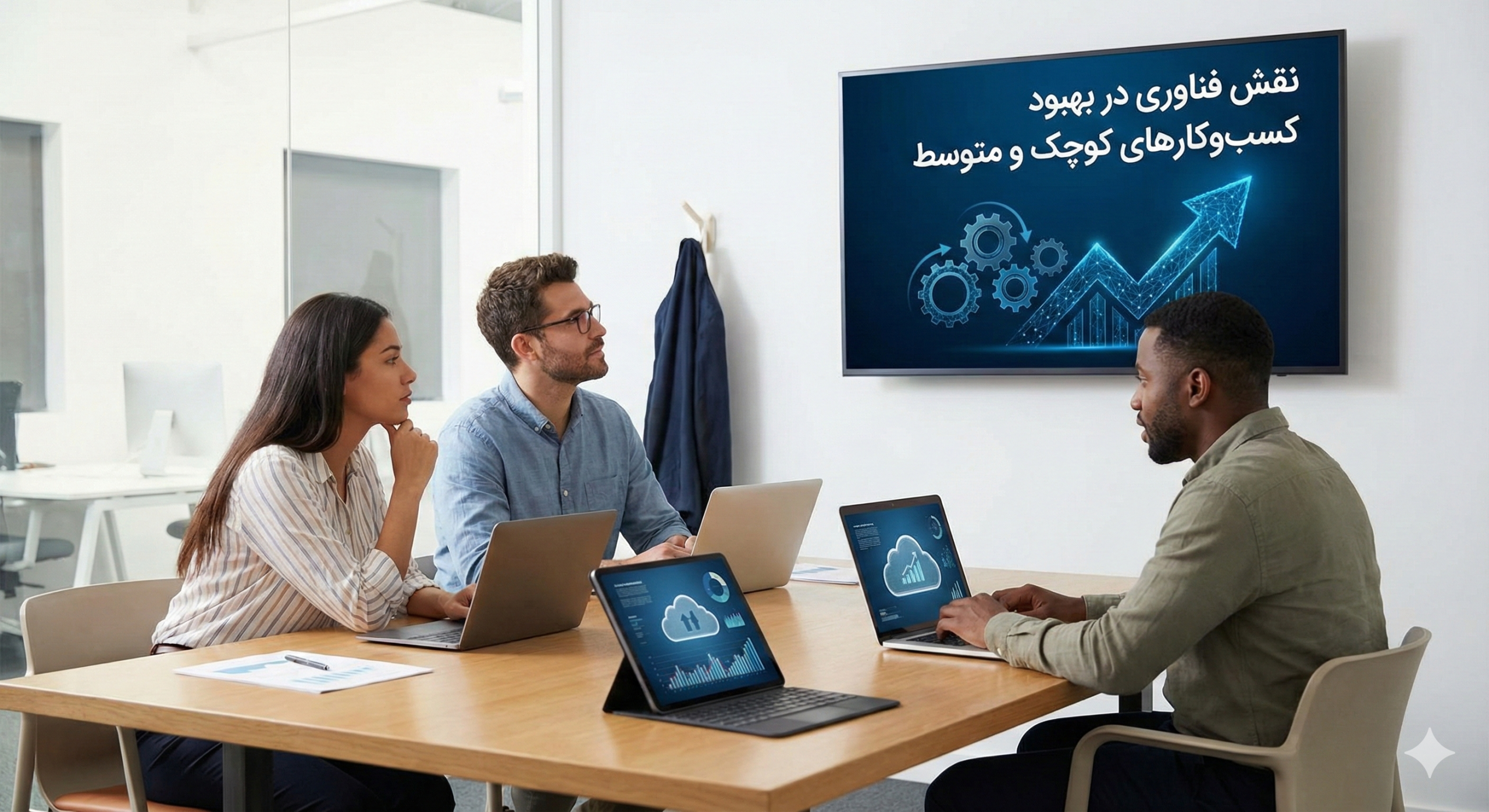 نقش فناوری در بهبود فرآیندهای کسب‌وکارهای کوچک و متوسط در عصر دیجیتال